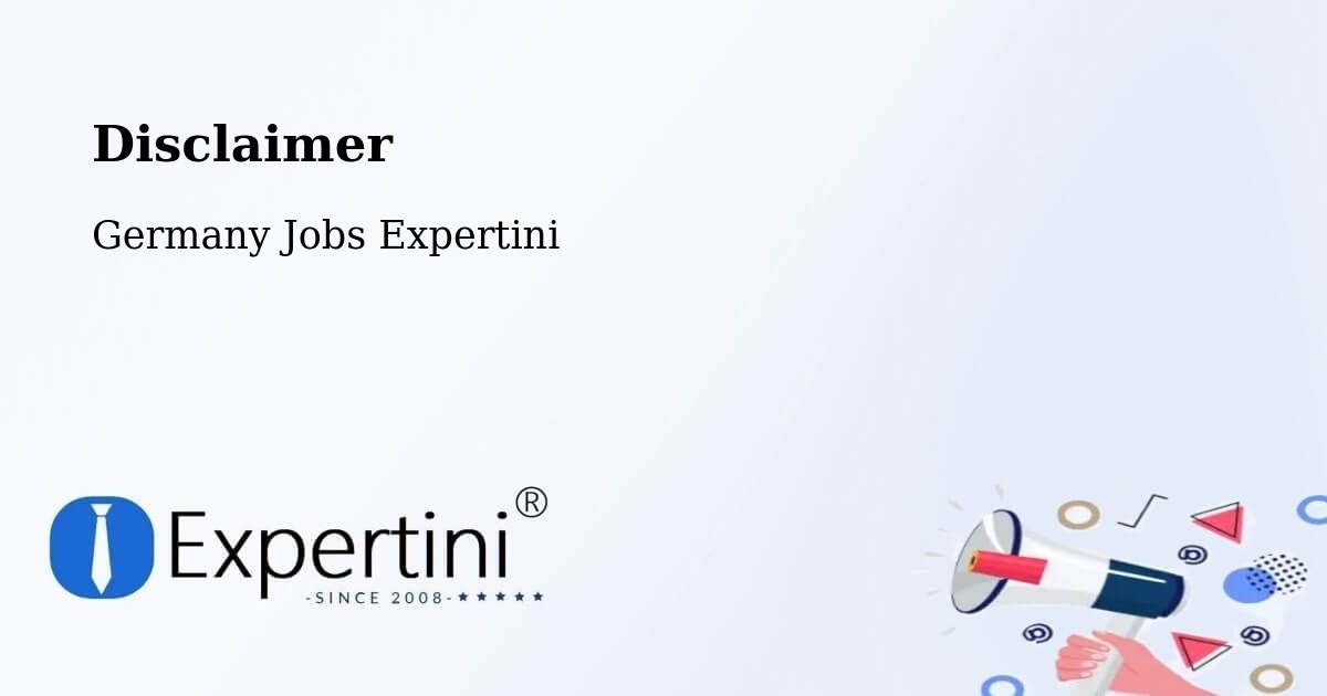 Disclaimer – Asselfingen - Germany Jobs Expertini